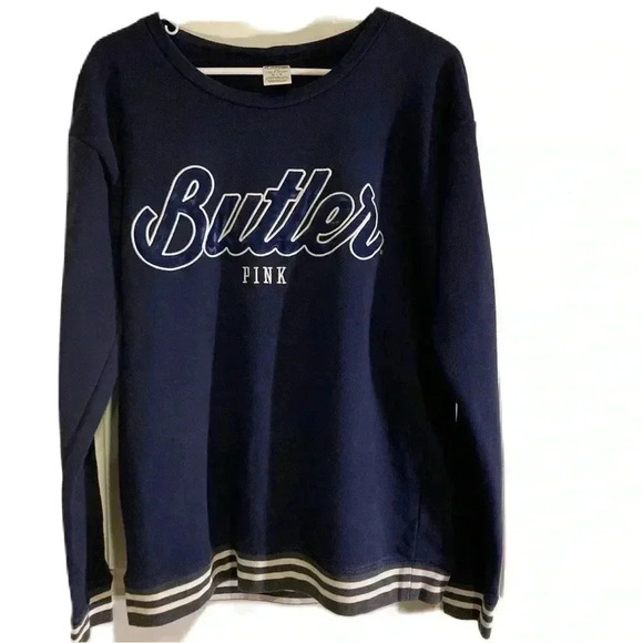 Victoria Secret Pink Rare "Butler" Matching Sweatshirt and Leggings Set Sz. M - Picture 4 of 9